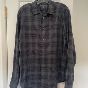 Men’s John Varvatos Dress shirt Button up shirt plaid